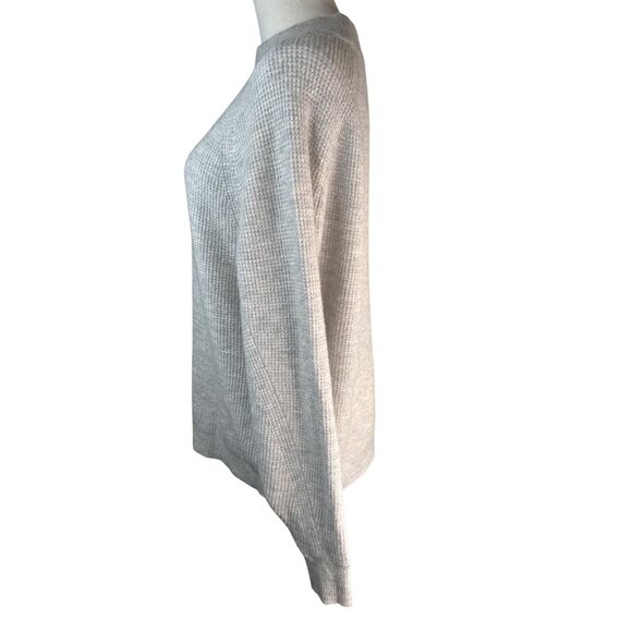 2/$30 Gap Womens Small Tall Gray Knit Sweater Acrylic Blend Cozy Fabric - Picture 11 of 16
